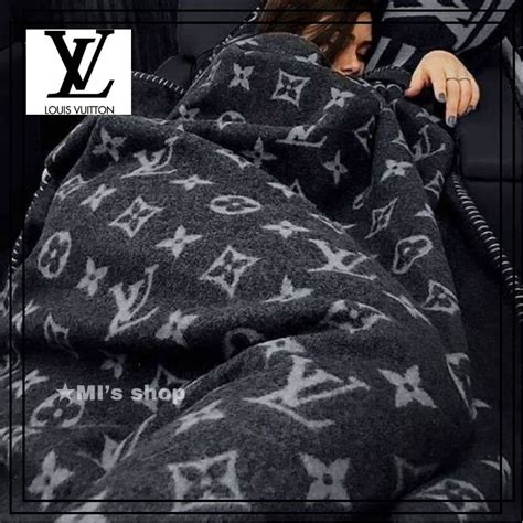 Louis Vuitton monogram eclipse blanket